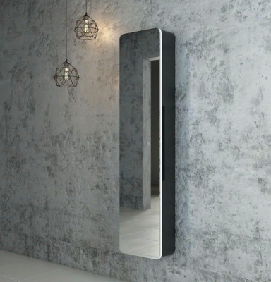 Зеркало-шкаф Континент Eltoro black LED 360х1560