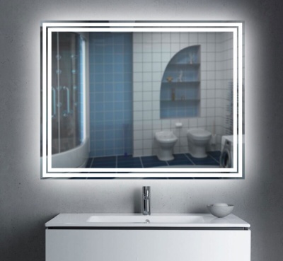 Зеркало CAIMAN Edelweiss 600x800.113 с подсветкой (холодной), подогревом и сенсор (на касание)