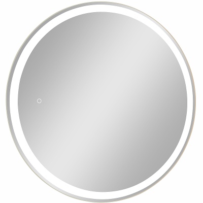 Зеркальный шкаф Континент Torneo Black LED 60 МВК068 с подсветкой Черный