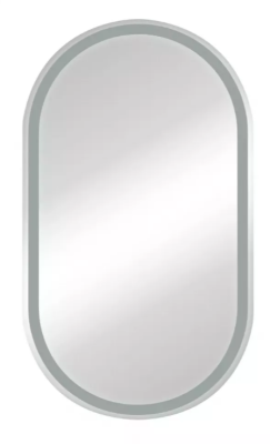 Зеркальный шкаф Континент Elmage White 45 см с подсветкой, датчик движения, белый, МВК047
