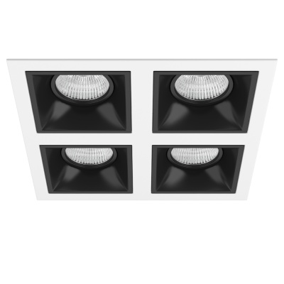 Комплект из светильников и рамки DOMINO Domino Lightstar D54607070707