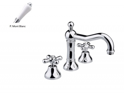 Смеситель для раковины, Nicolazzi, Mont Blanc, цвет-Antique Gold Matt