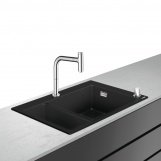 Кухонная мойка с встроенным смесителем Hansgrohe C51-F635-09 77x51 43220000