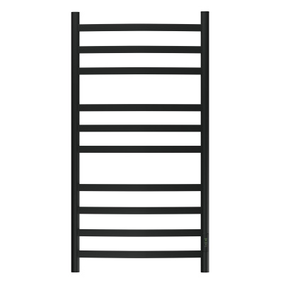Полотенцесушитель электрический Point Антея PN17850B П10 500x1000, диммер справа, Черный