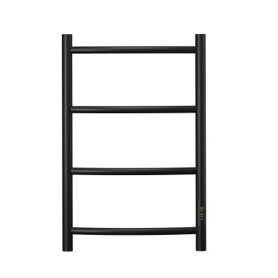 Полотенцесушитель электрический Point Афина PN04846B П4 400x600 диммер справа, Черный