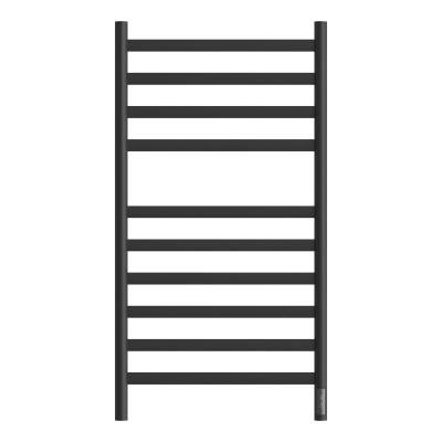Полотенцесушитель электрический Point Селена PN16850B П10 500x1000, диммер справа, Черный