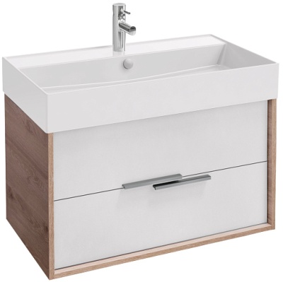 Колонна Jacob Delafon EB1665-E75-E75 VIVIENNE 40 см, 2 двери, к. дуб давос натуральный, ф. дуб давос натуральный