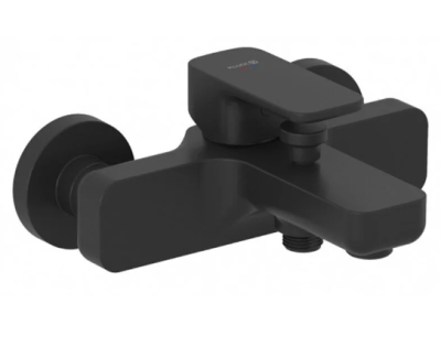 KLUDI RENON Однорычажный смеситель для ванны и душа,черный мат