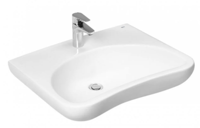 Раковина Roca Access 640 ZRU9307659 64 см, фарфор, подвесной, белый