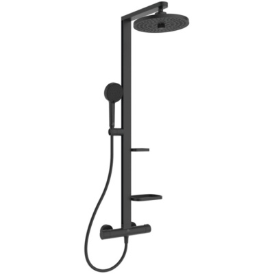 Душевая система с термостатом для душа Ideal Standard ALU+  BD583XG Черный