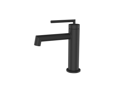 ACQUA Смеситель для раковины без донного клапана, черный ACQUA-LVM-NERO