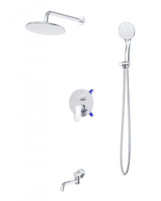 Душевая система BelBagno Marino MARINO-VDSET-CRM, цвет хром