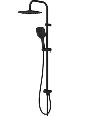 Душевой гарнитур Damixa Eclipse 931000300, лейка 3 режима, черный матовый