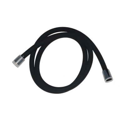 Шланг для душа, черный матовый, силиконовый, 2.0м, Optima Home, IDDIS, OPH20BLi19