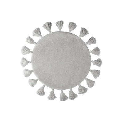 Коврик для ванной комнаты, 55 см, микрофибра, серый, IDDIS, DTR01P5i12