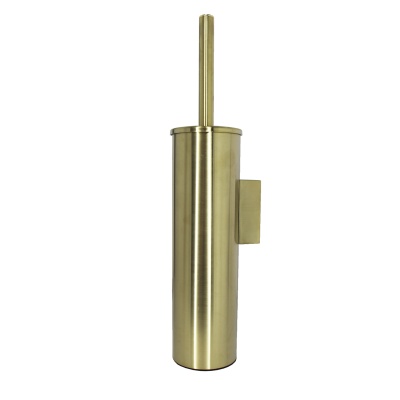 NEW K-1087POLISHED GOLD Щетка для унитаза подвесная