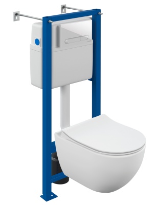 Комплект BRASKO SMART CO DPL EO slim + VECTOR + ESTETICA пластик белый