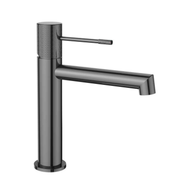 Смеситель для раковины Vincea Desire VBF-1D1GM вороненая сталь