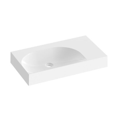 Умывальник Ravak Lite 80/60 П, без отверстия, без перелива