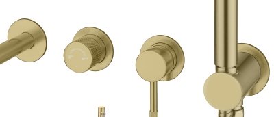 Отражатели 464-3-MG комплект 4шт. золото-матовый