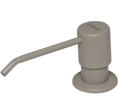 Дозатор для жидкого мыла Lemark Expert LM8201PGR 300 мл, встраиваемый, для кухни, серый