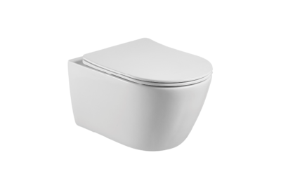 Унитаз подвесной безободковый Aquatek БЕТТА AQ1253W-00 530*360*330 с сиденьем Soft Close