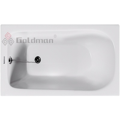 Ванна чугунная Goldman Classic 130х70х40, с ножками, без ручек