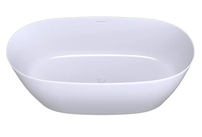 Ванна каменная VDL Nami 170х80 овальная Solid Surfase матовая