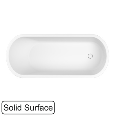 Ванна WHITECROSS Jess 160x71 (белый мат) иск. камень