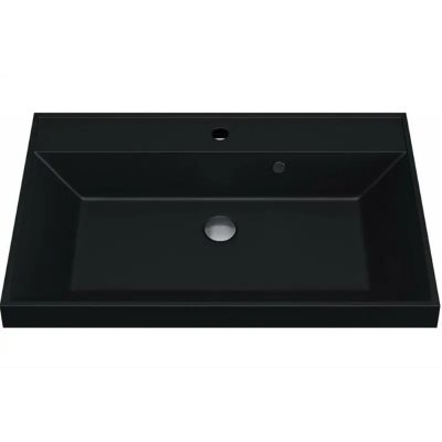 291030008 Раковина кварцевая для ванной комнаты Uperwood Classic Quartz 80 см, уголь