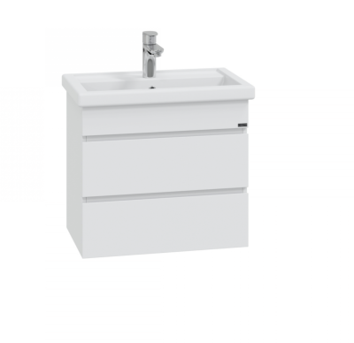 Тумба подвесная Марс 60 2 ящика с умывальником Фостер 60