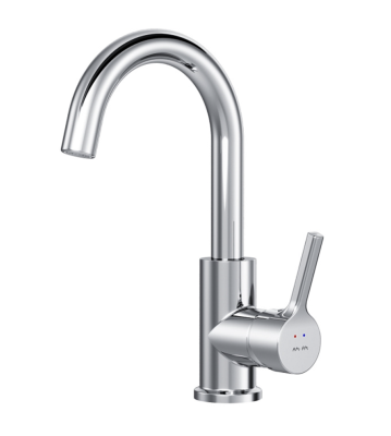 Смеситель для раковины (умывальника) AM.PM X-Joy S F85B02700 с поворотным изливом, хром
