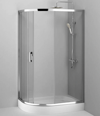 Душевое ограждение без поддона 120x80 AM.PM Like W83UG-302U120MT профиль серебристый