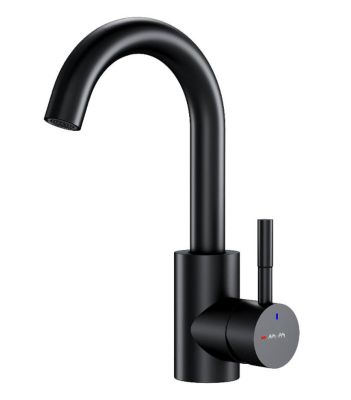Смеситель для раковины (умывальника) AM.PM X-Joy S F85B02722 высокий, черный NEW