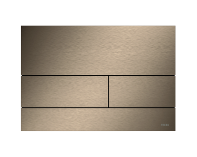 Кнопка смыва Tece TECEsquare II 9240848 для инсталляции, с покрытием против отпечатков пальцев, розовое золото матовый