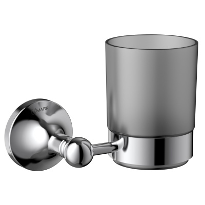 Стакан для ванной Lemark Pushkin подвесной, сталь, хром