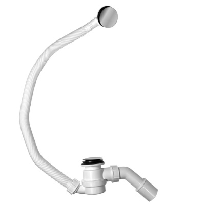 CS0837CA Сифон для ванны Calypso автомат с верхней очисткой, хром, металл 72 см