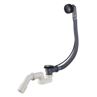 R600.30.06 Сифон для ванны полуавтомат Raglo черный