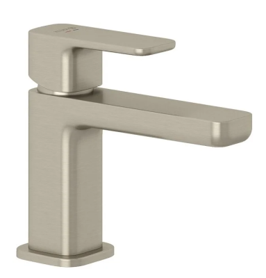 Смеситель для раковины Kludi Renon 42266N575, с донным клапаном, цвет брашированный никель