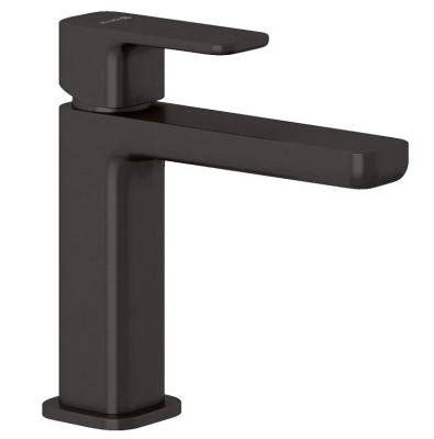 Смеситель для раковины Kludi Renon 42288N275, с донным клапаном, цвет оружейная сталь