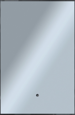 Зеркало Shape Strict (400х600х30) прямоугольник черный К01 LED датчик