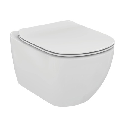 Унитаз подвесной Ideal Standard Tesi Aquablade T354601 с сиденьем микролифт, белый
