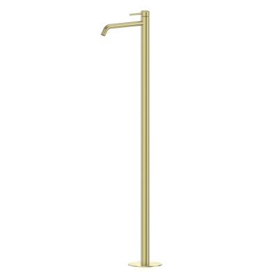 Смеситель ABBER Wasser Kreis 316 AF8140BG напольный для раковины, брашированное светлое золото