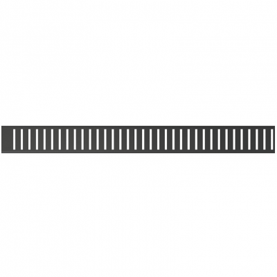 Решетка для водоотводящего желоба, черная матовая PURE-300BLACK