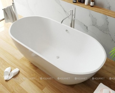 Ванна из искусственного мрамора Aquanet Family Stone 160х75