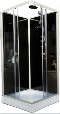 Душевая кабина Aquapulse 8508B grey black