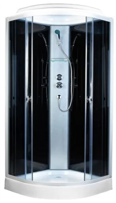 Душевая кабина Aquapulse 4022D grey black