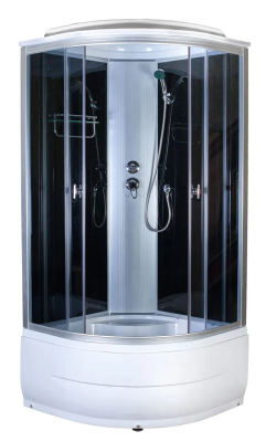 Душевая кабина Aquapulse 4001D grey black