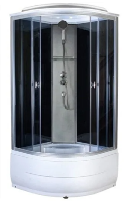Душевая кабина Aquapulse 4002E grey black