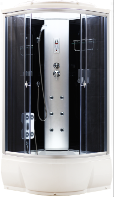 Душевая кабина AquaCubic 3302A grey black